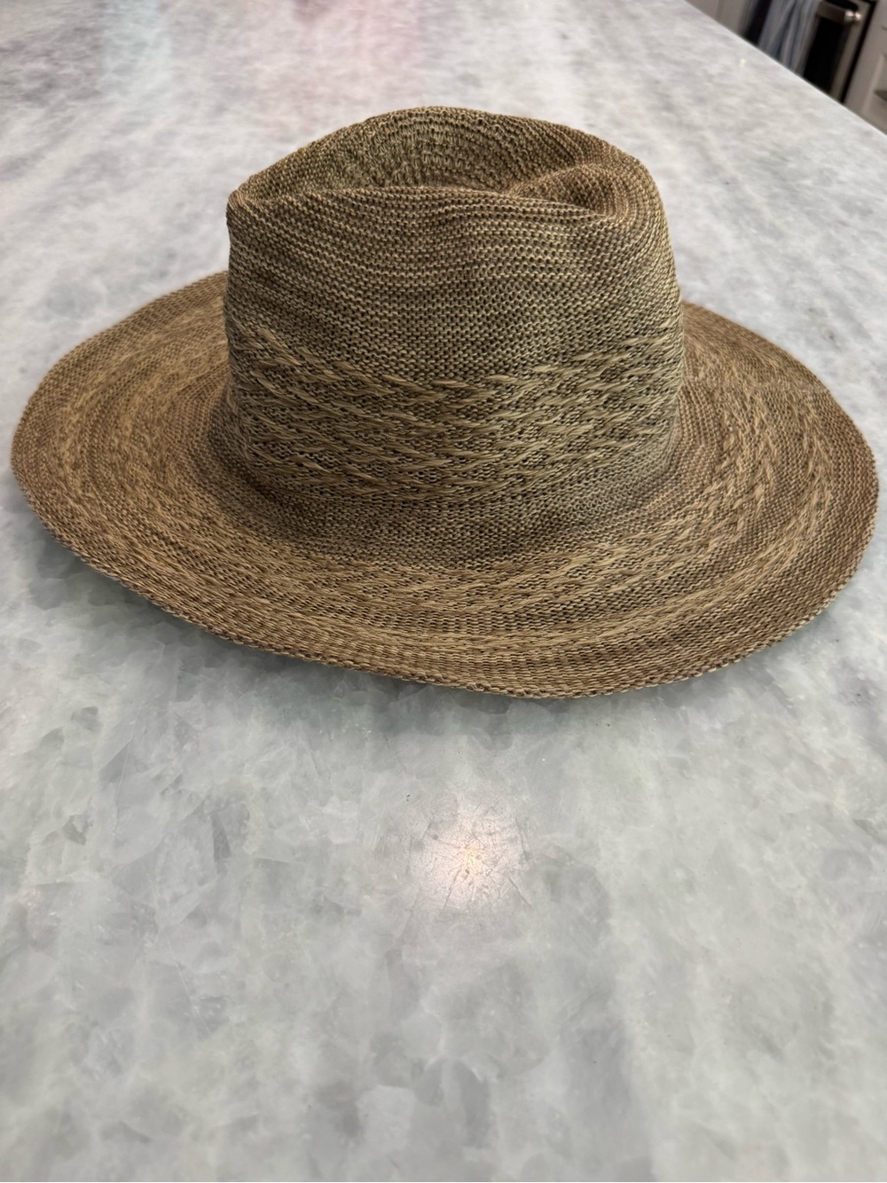 Free People Braided Straw Fedora Hat - Natural Tan